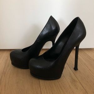 YSL Tribute Two Platform Pumps